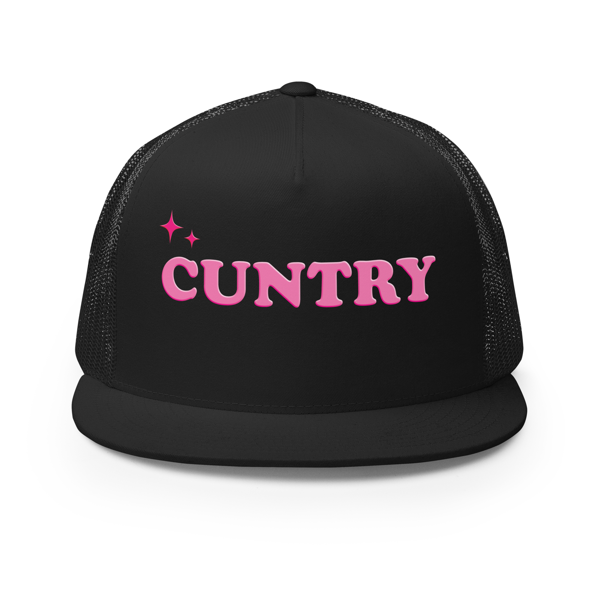 Cuntry Trucker Hat Black