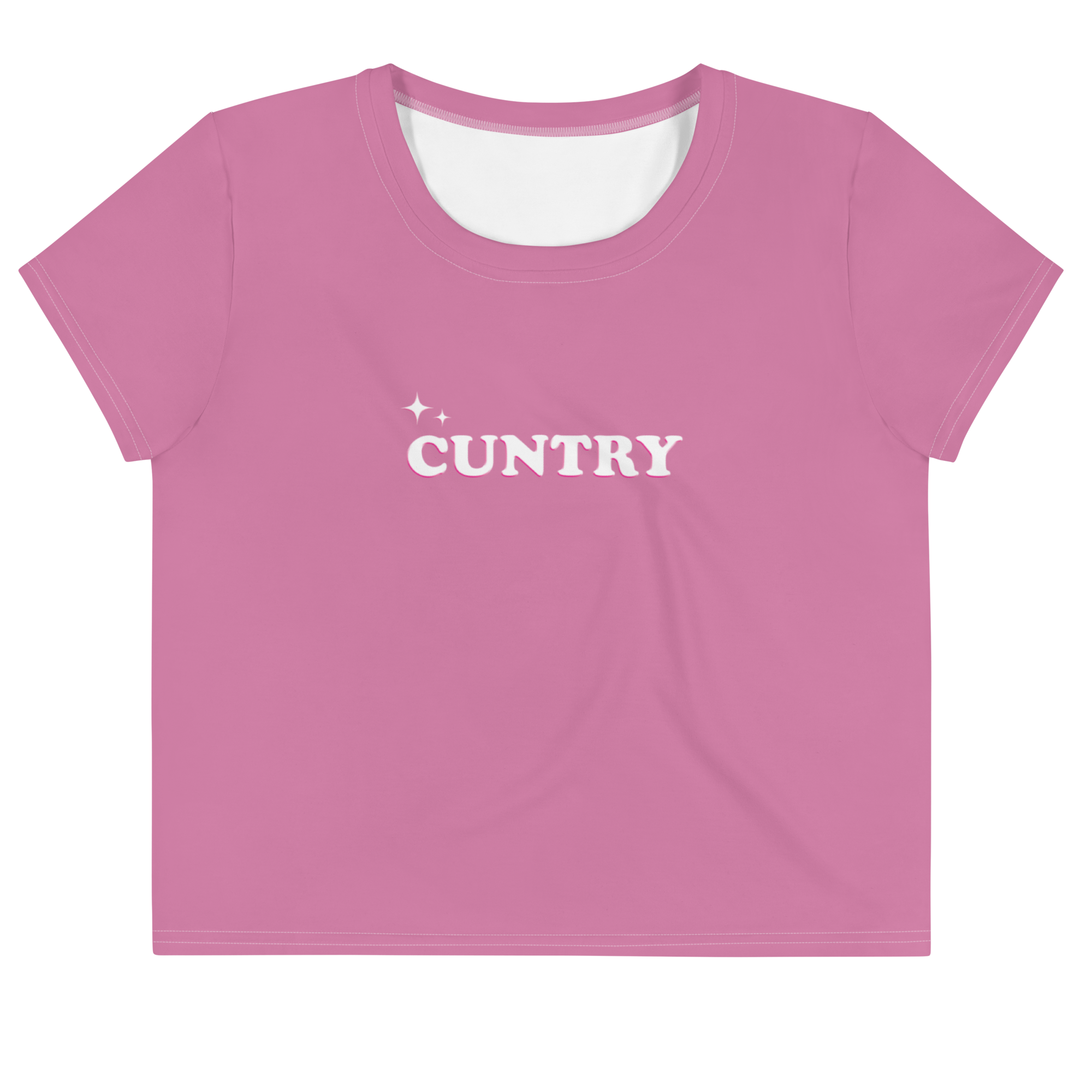 Cuntry Crop Top Pink