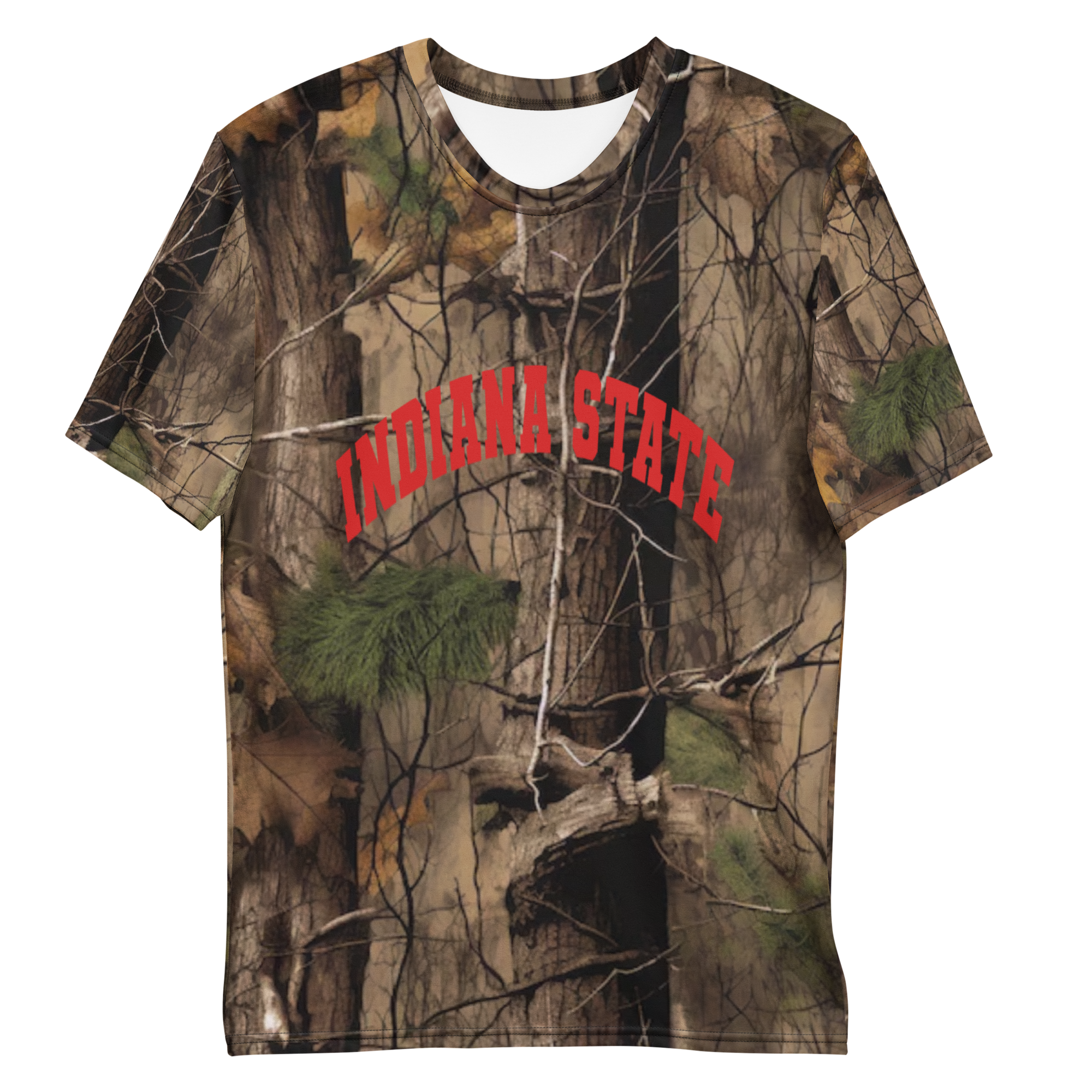 Indiana State Dark Camo Tee